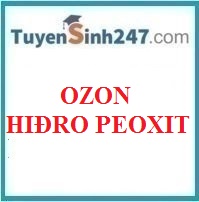 Ozon và hiđro peoxit