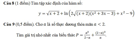 De thi hoc ki 2 lop 12 mon toan Dong Nai nam 2015