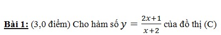 De thi hoc ki 2 mon Toan lop 12 GDTX quan 1 nam 2015