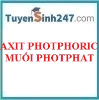 Axit photphoric và muối photphat