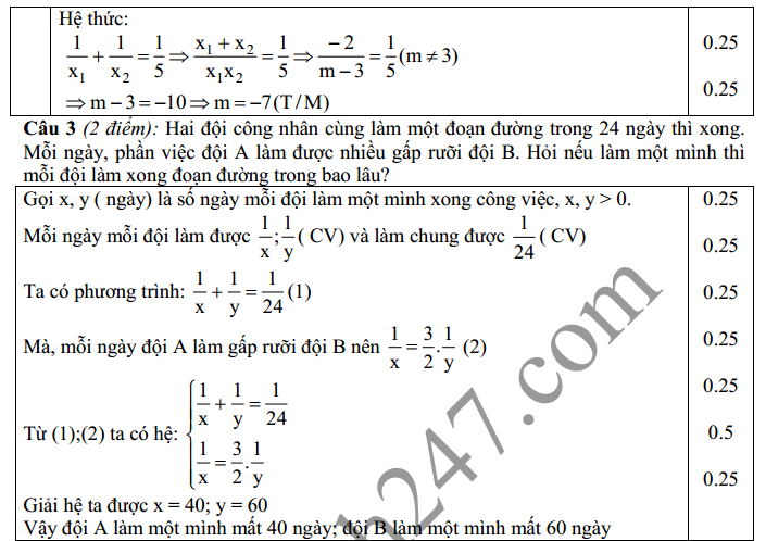 De thi thu vao lop 10 mon Toan - THCS Anh Son 2016