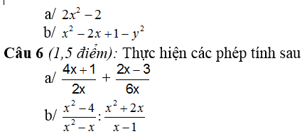 De thi hoc ki 1 lop 8 mon Toan nam 2014 THCS Quang Huy (De 2)