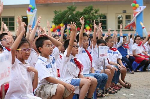 Đề thi học kì 1 môn Tiếng Việt lớp 1 năm 2014 trường Tiểu Học An phú tân A