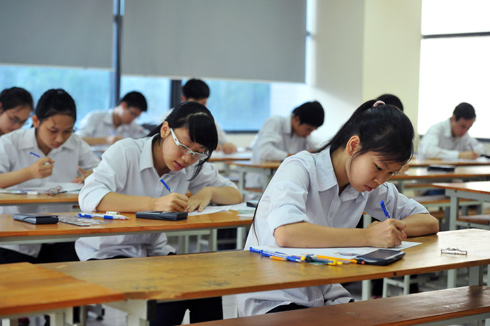 Đề thi khảo sát giữa kì 1 môn Anh lớp 9 - Thuận Thành năm 2015