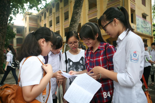 Đề thi giữa học kì 1 năm 2016 môn Anh lớp 8 trường THCS Nguyễn Tông Quai