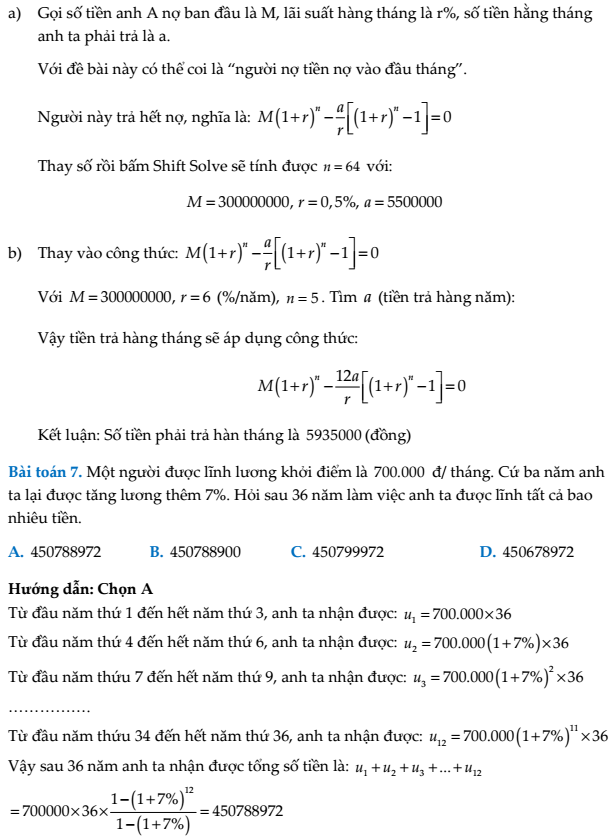 87 bài toán thực tế có lời giải chi tiết - Nguyễn Tiến Minh