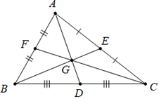 Tính chất ba đường trung tuyến của tam giác (Phần 1)