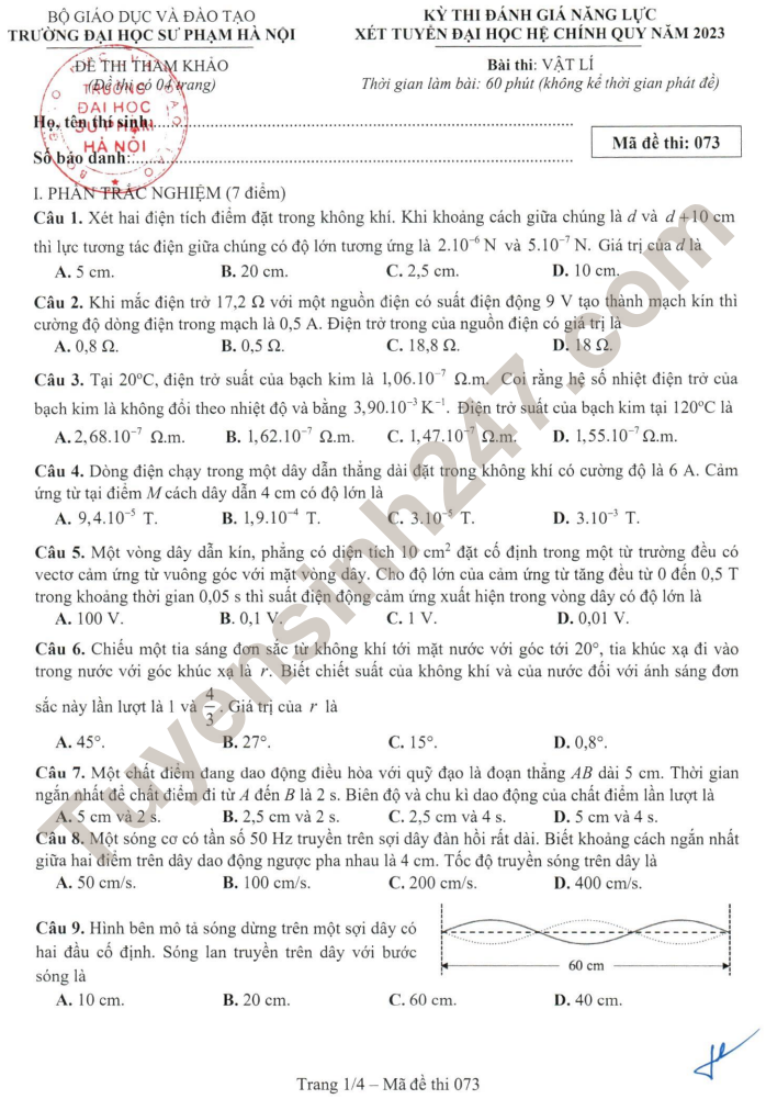 Đánh giá và nhận xét từ các thí sinh tham gia kỳ thi