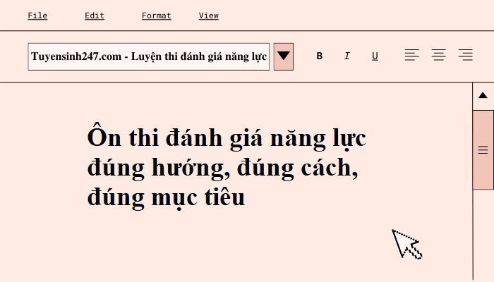 Hướng dẫn ôn thi Đánh giá năng lực đúng cách