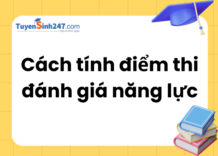 Điểm thi đánh giá năng lực tính như thế nào?