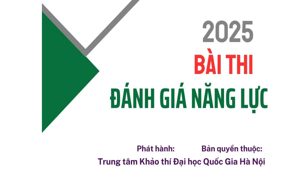 Đề thi tham khảo đánh giá năng lực HSA 2025 - ĐHQG Hà Nội (Có đáp án)