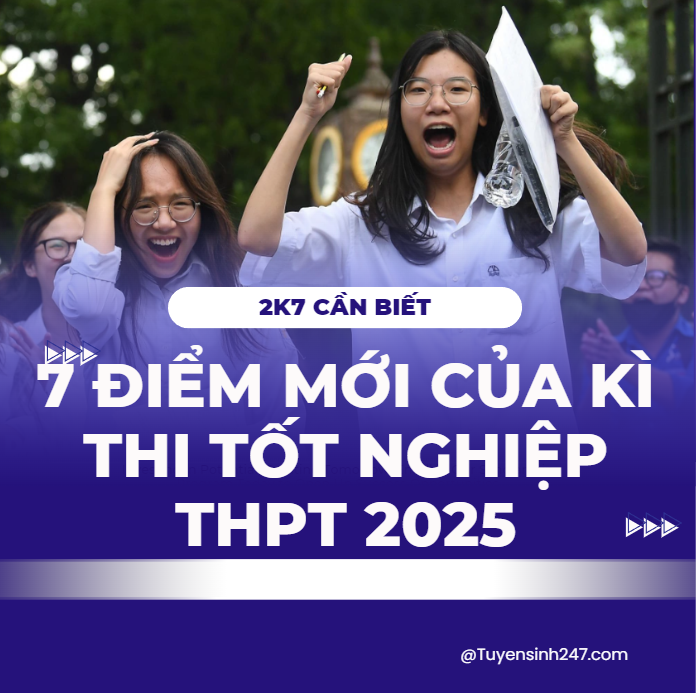 7 điểm mới của Kì thi tốt nghiệp THPT 2025 - Đầy đủ chính xác