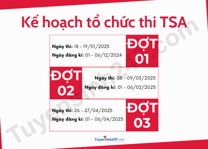 Lịch thi đánh giá tư duy Bách khoa HN 2025