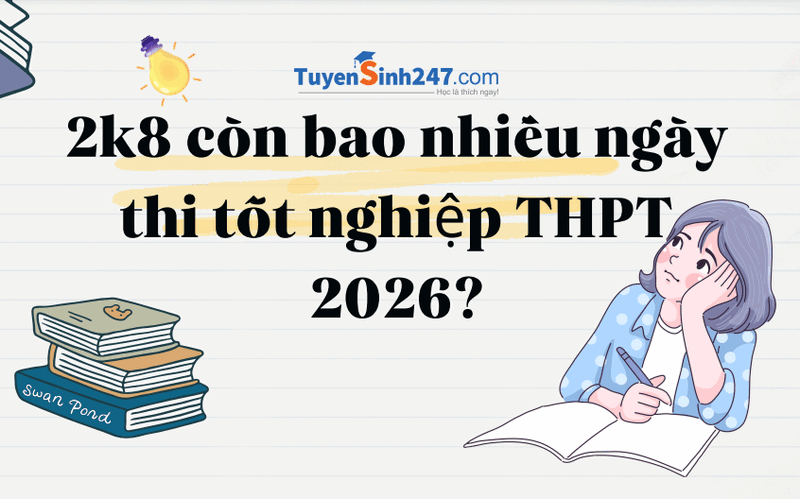 2k8 còn bao nhiêu ngày thi tốt nghiệp THPT 2026?