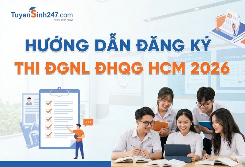 Hướng dẫn đăng kí thi ĐGNL HCM (V-ACT) 2026