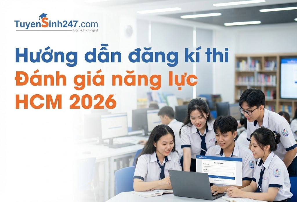 Hướng dẫn đăng kí thi ĐGNL ĐHQG HCM 2026 - Chi tiết